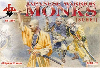 Red Box Figures 72005 1/72 Japanese Warrior Monks (Sohei) (48)