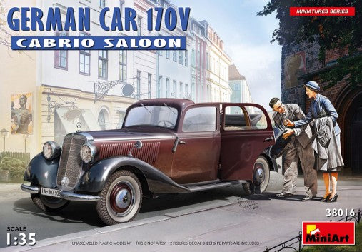 MiniArt 38016 1/35 German Type 170V Convertible Saloon 4-Door Car (D)