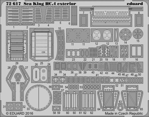 Eduard 72617 1/72 Aircraft- Sea King HC4 Exterior for ARX(D)