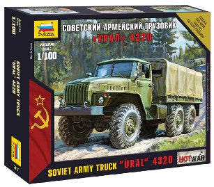 Zvezda 7417 1/100 Soviet Ural 4320 Army Truck (Snap)