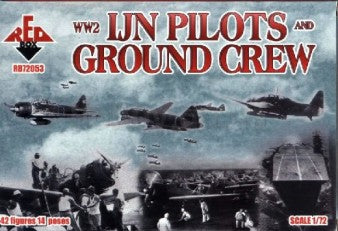 Red Box Figures 72053 1/72 WWII IJN Pilots & Ground Crew (42)