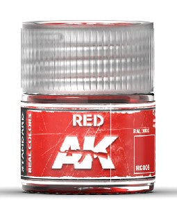 AK Interactive RC6 Real Colors: Red Acrylic Lacquer Paint 10ml Bottle