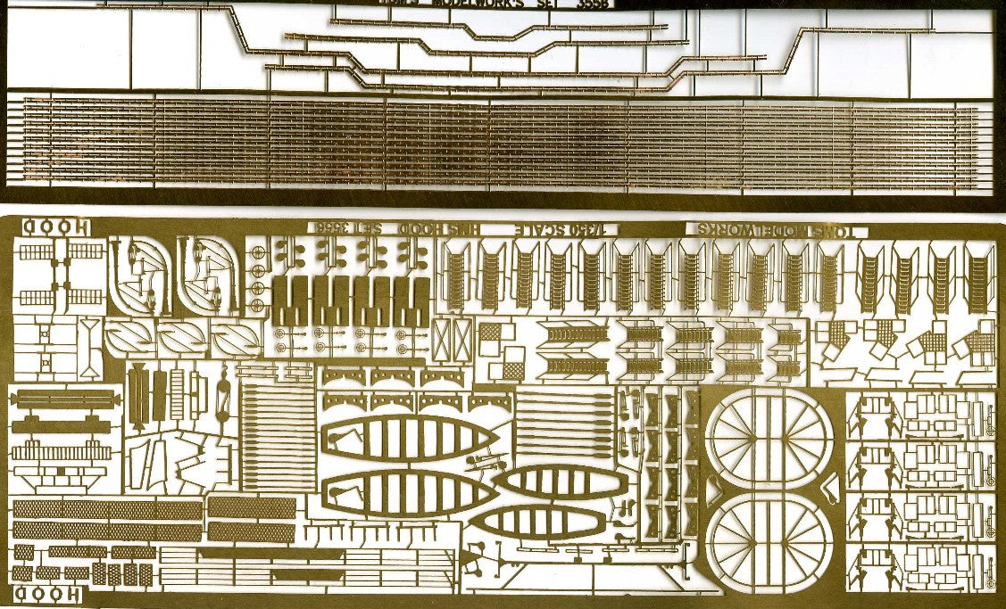 Toms Model Works 3556 1/350 HMS Hood Battleship Detail Set for TSM (D)