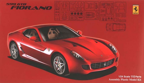 Fujimi 12277 1/24 Ferrari 599 GTB Fiorano Sports Car