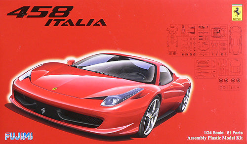Fujimi 12382 1/24 2009 Ferrari 458 Italia Sports Car