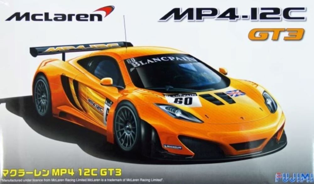 Fujimi 12555 1/24 McLaren MP4/12C GT3 Grand Prix Race Car
