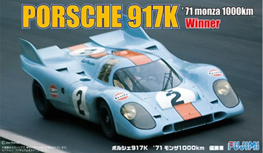 Fujimi 12616 1/24 Porsche 917K 1971 Monza 1000km Winner Race Car