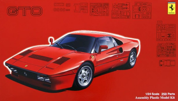 Fujimi 12627 1/24 Ferrari 288 GTO Sports Car