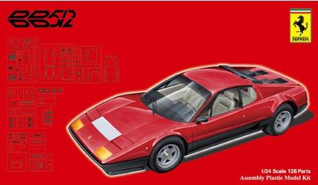 Fujimi Models 12632 1/24 Ferrari 512BB Sports Car