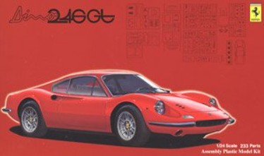 Fujimi 12652 1/24 Ferrari Dino 246GT Early/Late Production Sports Car