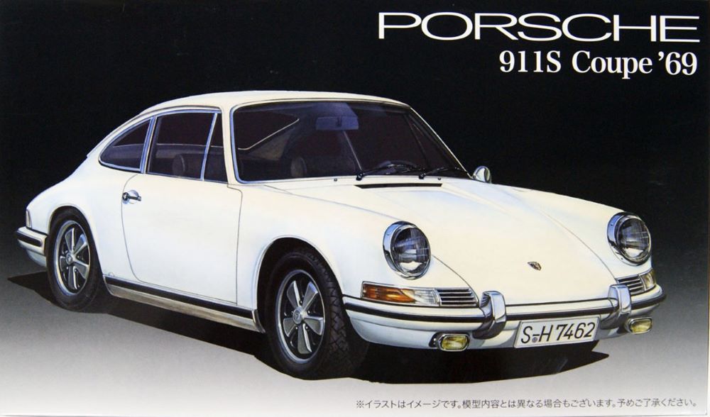 Fujimi 12704 1/24 1969 Porsche 911S Coupe Car