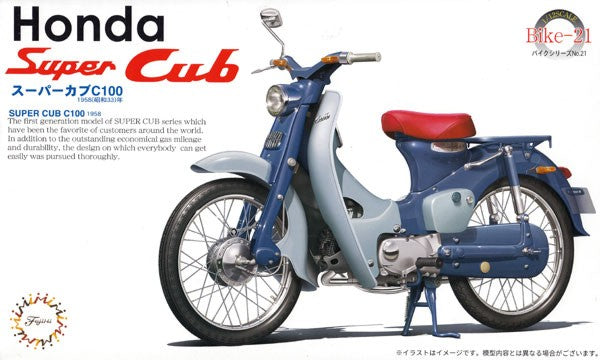 Fujimi 14185 1/12 1958 Honda Super Cub C100 Scooter (Snap)