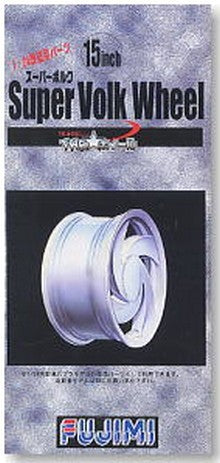 Fujimi Models 19269 1/24 Super Volk 15" Tire & Wheel Set (4)