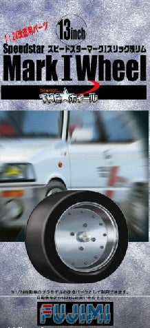 Fujimi Models 19273 1/24 Speedster Mk I Modification Rare 13" Tire & Wheel Set (4)