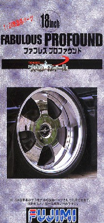 Fujimi Models 19300 1/24 Fabulous Profound 18" Tire & Wheel Set (4)