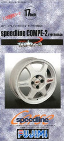 Fujimi Models 19337 1/24 Speedline Compe-2 Type 2108SC 17" Tire & Wheel Set (4)