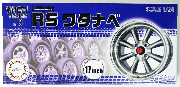 Fujimi Models 19344 1/24 RS Watanabe 17 Tire & Wheel Set