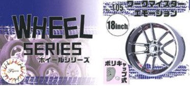 Fujimi Models 19365 1/24 Work Meister Emotion 18 Tire & Wheel Set (4)