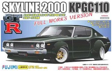 Fujimi Models 3803 1/24 Nissan Skyline 2000 GT-R (KPGC110) Full Works Version Car