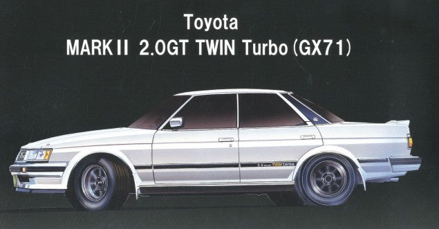 Fujimi Models 4612 1/24 1991 Toyota Mk II 2.0GT Twin Turbo 4-Door Car
