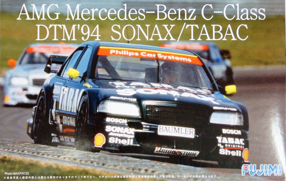 Fujimi 6273 1/24 AMG Mercedes Benz C-Class DTM 1994 Sonax/Tabac Race Car