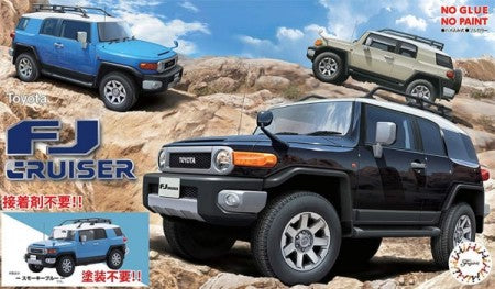 Fujimi 6616 1/24 Toyota FJ Cruiser 2-Door SUV (Snap Molded in Blue)