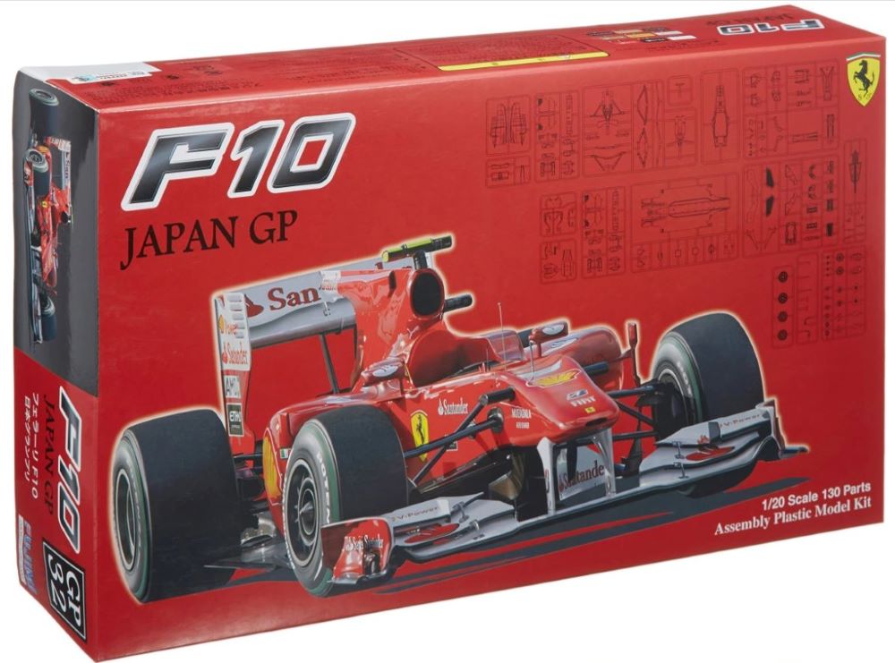 Fujimi 9087 1/20 Ferrari F10 2010 Japan Grand Prix Race Car