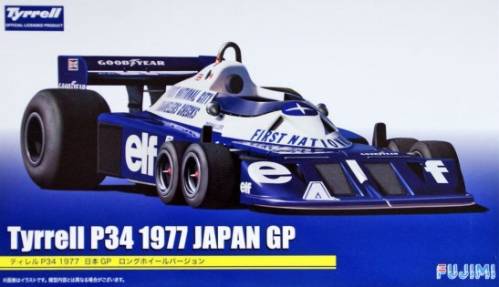 Fujimi Models 9205 1/20 Tyrrell P34 1977 Japan GP Long Wheel Version Race Car