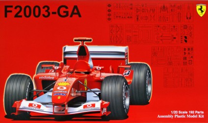 Fujimi 9209 1/20 Ferrari F2003GA Japan/Italy/Monaco/Spain GP Race Car