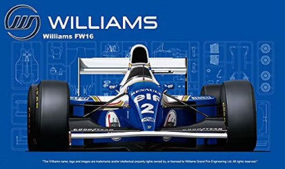 Fujimi 9212 1/20 Williams FW16 Renault San Marino/ Brazilian/Pacific GP Race Car