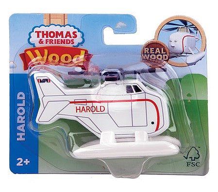Fisher Price GGG43 V Scale Thomas and Friends(TM) Wooden Railway -- Harold the Helicopter (white)