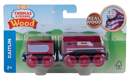 Fisher Price GGG84 V Scale Caitlin - Thomas and Friends(TM) Wooden Railway -- Maroon