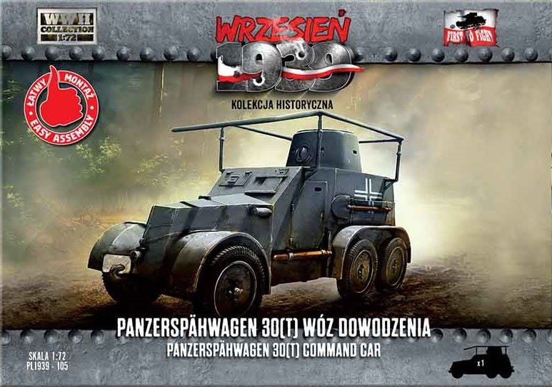 First to Fight 105 1/72 WWII Panzerspahwagen 30(T) Command Car