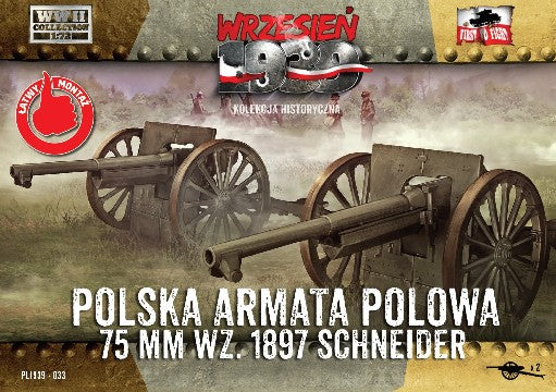 First to Fight 33 1/72 WWII 75mm wz1897 Schneider Polish Field Cannon (2)