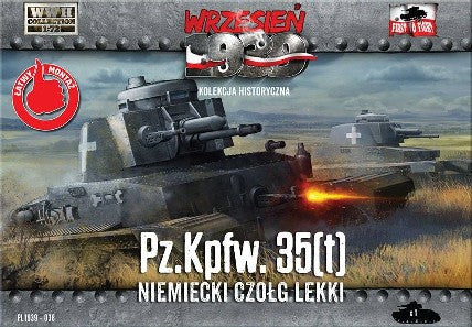 First to Fight 38 1/72 WWII PzKpfw 35(t) German Light Tank