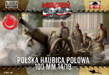 First to Fight 49 1/72 WWII Skoda 100mm 14/19 Polish Howitzer