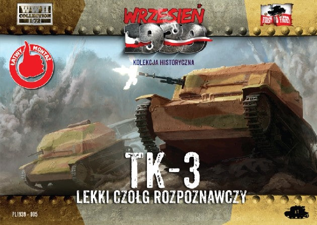 First to Fight 5 1/72 WWII TK3 Polish Light Recon Tank