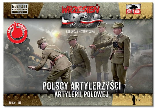 First to Fight 55 1/72 WWII Polish Artillery Crew (16)