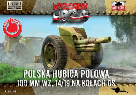 First to Fight 60 1/72 WWII Skoda 100mm wz14/19 Polish Howitzer