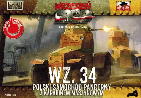 First to Fight 7 1/72 WWII wz34 Polish Armored Car