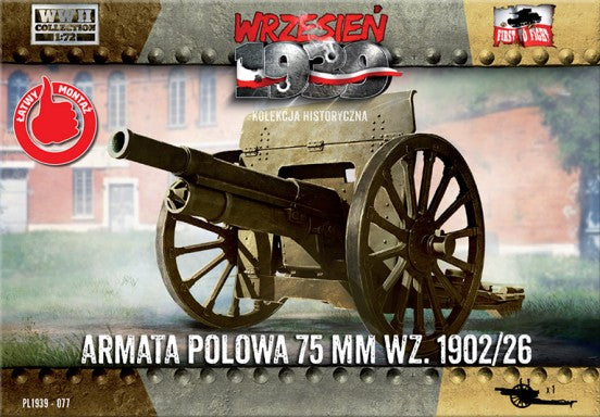 First to Fight 77 1/72 WWII 75mm wz1902/26 Field Gun