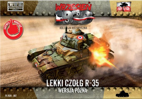 First to Fight 87 1/72 WWII Renault R35 Late Version Tank