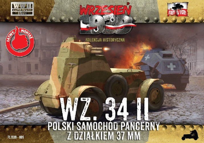 First to Fight 9 1/72 WWII wz34/II Polish Armored Car