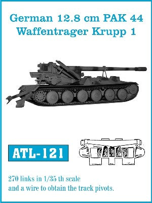 Friulmodel 121 1/35 German 12.8cm Pak 44 Waffentrager Krupp 1 Track Set (270 Links)