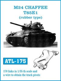 Friulmodel 175 1/35 M24 Chaffee T85E1 (Rubber-Type) Track Set (170 Links) (D)