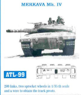 Friulmodel 99 1/35 Merkava Mk IV Track Set (200 Links & 2 Sprocket Wheels)