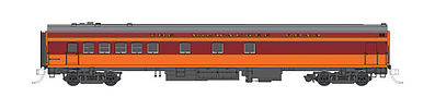 Fox Valley Models 10022 HO Scale 1935 Hiawatha Tap-Cafe - Ready to Run -- Milwaukee Road (1948 Scheme, orange, maroon, dark gray Roof)