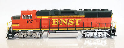 Fox Valley Models 20106 HO Scale EMD GP60M - Standard DC -- Burlington Northern Santa Fe #128 (H2; orange, green, yellow BNSF)