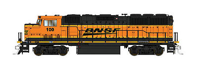Fox Valley Models 20116 HO Scale EMD GP60M - Standard DC -- BNSF Railway #100 (orange, black, Wedge Logo)