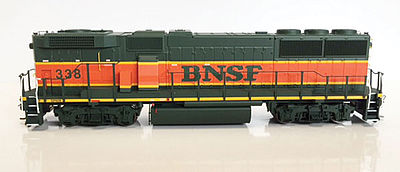 Fox Valley Models 20156 HO Scale EMD GP60B - Standard DC -- Burlington Northern Santa Fe #338 (H1, green, orange)